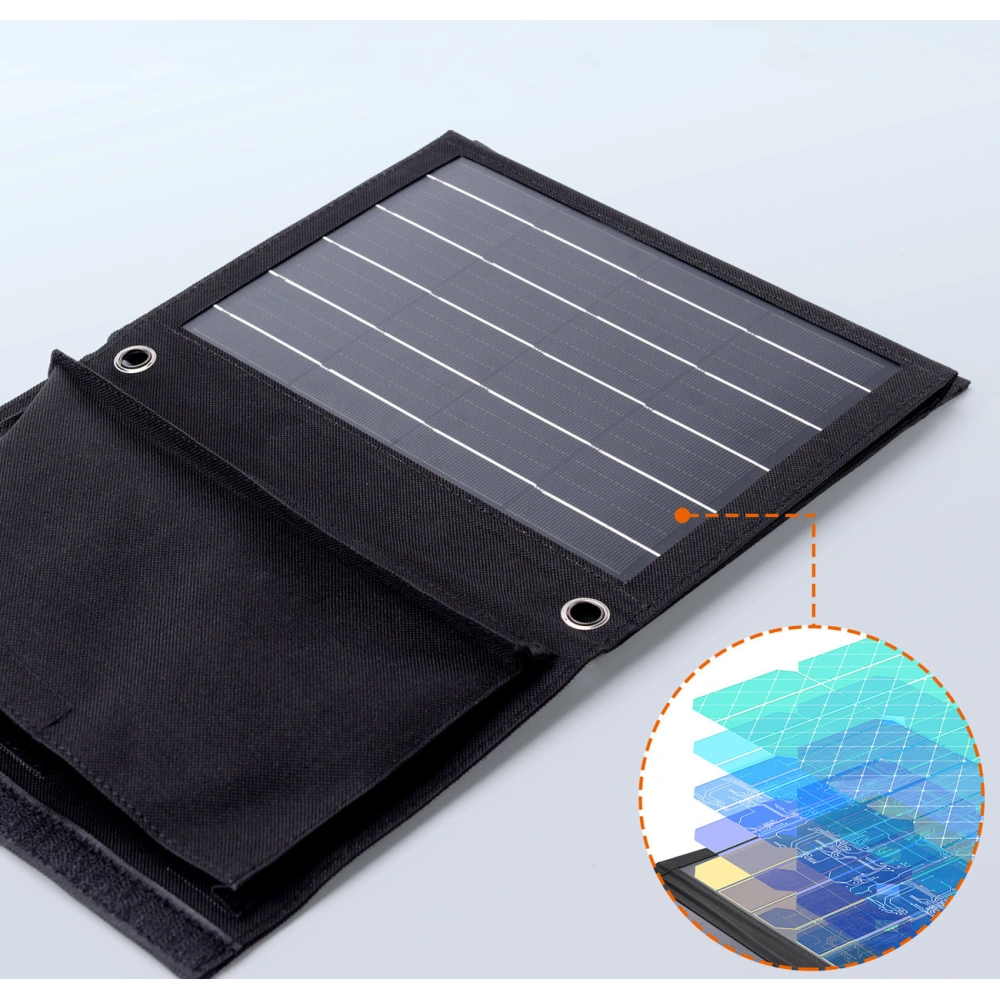 Hurtownia GSM - Solární nabíječka Choetech SC005 22W skládací 2xUSB-A černá - CHT81 - {ean13} - Hurt