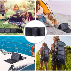 Hurtownia GSM - Ładowarka solarna Choetech SC005 22W rozkładana 2xUSB-A czarna - CHT81 - {ean13} - Hurt