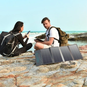 Hurtownia GSM - Încărcător solar Choetech SC006 USB-A, USB-C 36W QC PD gri - CHT82 - {ean13} - Hurt