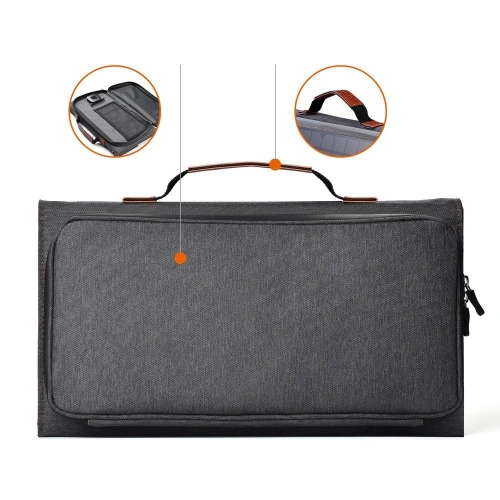 Ładowarka solarna Choetech SC006 USB-A, USB-C 36W QC PD szara