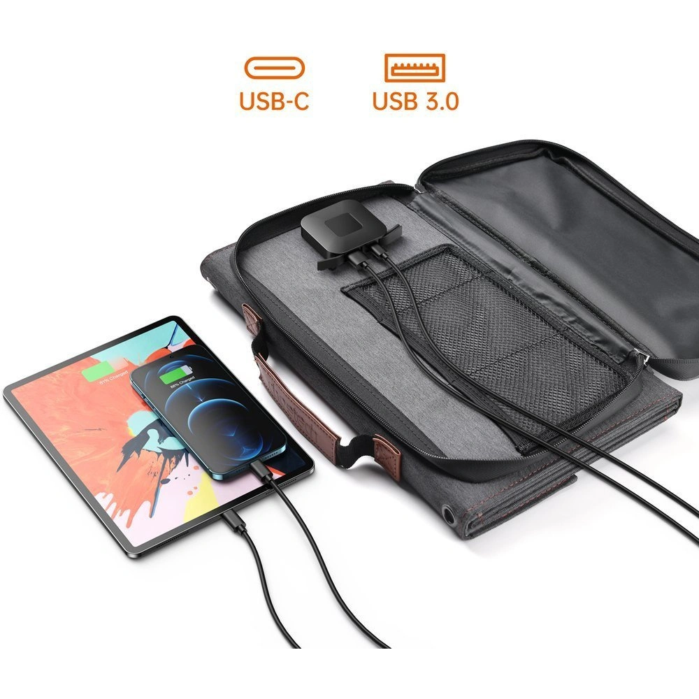 Hurtownia GSM - Solární nabíječka Choetech SC006 USB-A, USB-C 36W QC PD šedá - CHT82 - {ean13} - Hurt