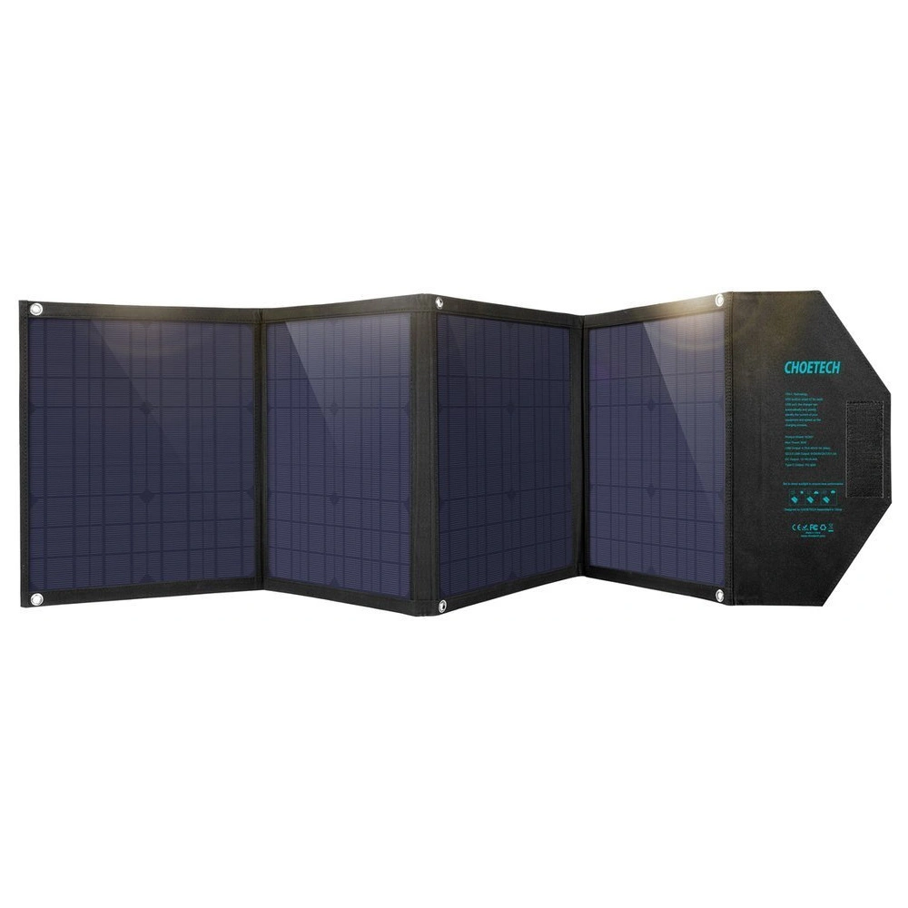 Wholesale Choetech SC007 Solar Charger 80W DC, USB-C, 2xUSB-A PD, QC black - CHT83 - {ean13} - Hurt