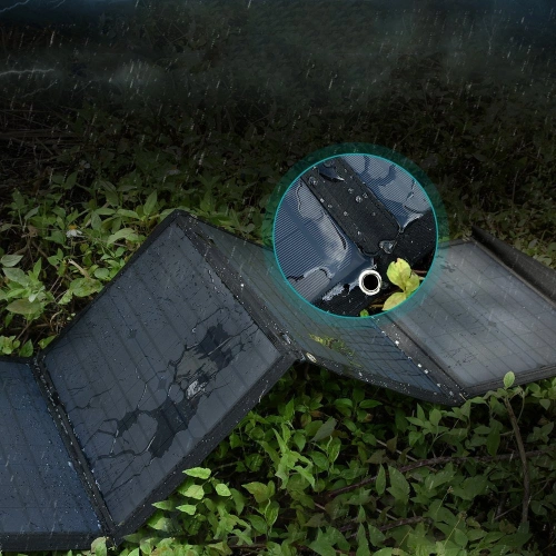 Ładowarka solarna Choetech SC007 80W rozkładana DC, USB-C, 2xUSB-A PD, QC czarna