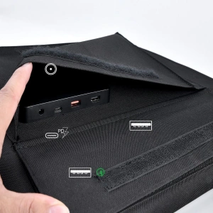 Hurtownia GSM - Solar-Ladegerät Choetech SC007 80W faltbar DC, USB-C, 2xUSB-A PD, QC schwarz - CHT83 - {ean13} - Hurt