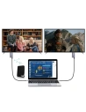 Hurtownia GSM - Adaptér HUB Choetech XCH-M18GY USB-C/HDMI 4K - USB-C PD pro MacBook/PC 1.8m šedý - CHT84 - {ean13} - Hurt