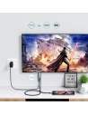 Hurtownia GSM - Adapter HUB Choetech XCH-M18GY USB-C/HDMI 4K - USB-C PD pentru MacBook/PC 1.8m gri - CHT84 - {ean13} - Hurt