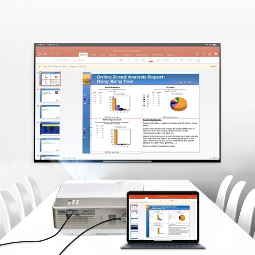 Kabel Choetech CH0021-BK USB-C/HDMI 4K 60Hz 2m czarny