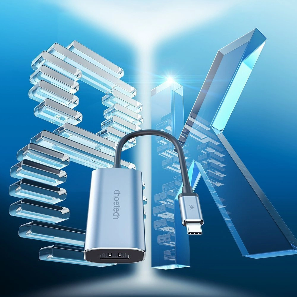 Hurtownia GSM - Adaptér Choetech HUB-H16 USB-C/HDMI 8K 60Hz šedý - CHT89 - {ean13} - Hurt