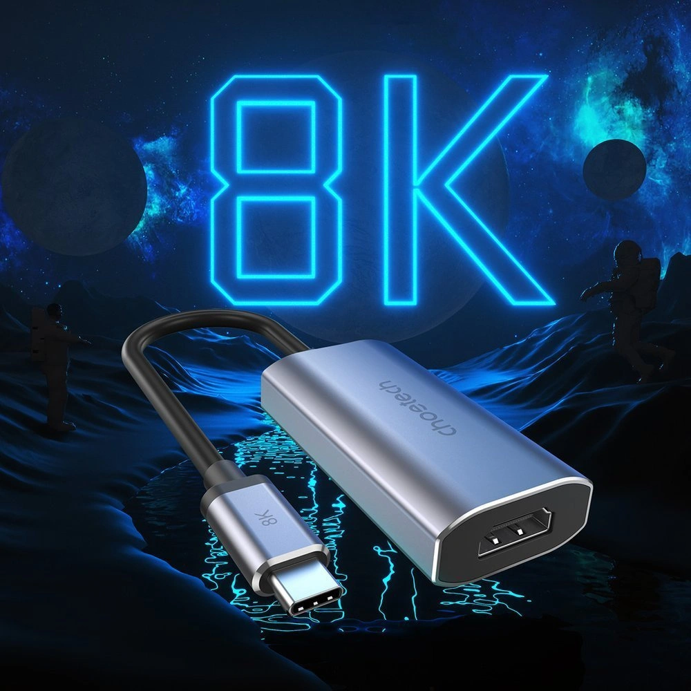 Hurtownia GSM - Adaptér Choetech HUB-H16 USB-C/HDMI 8K 60Hz šedý - CHT89 - {ean13} - Hurt