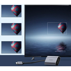 Adaptér Choetech HUB-H16 USB-C/HDMI 8K 60Hz šedý