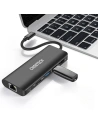 Hurtownia GSM - Adapter HUB Choetech HUB-M05 6w1 USB-C 100W PD fekete - CHT92 - {ean13} - Hurt