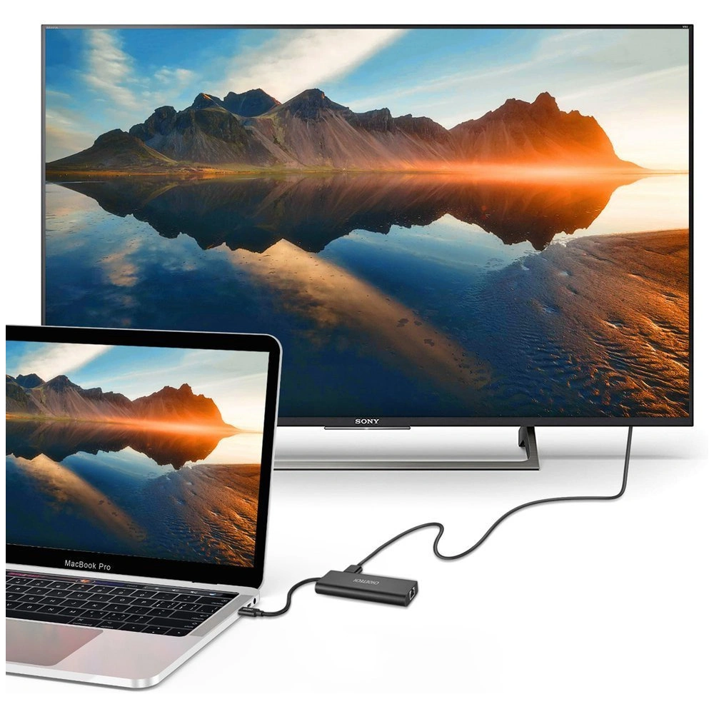 Hurtownia GSM - Adaptér HUB Choetech HUB-M05 6v1 USB-C 100W PD černý - CHT92 - {ean13} - Hurt