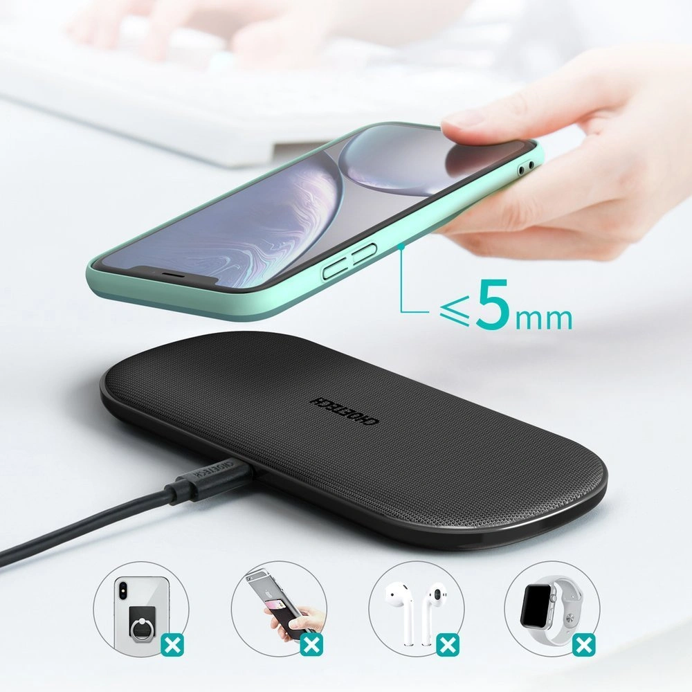 Hurtownia GSM - Bezdrátová nabíječka Choetech T535-S (H) 2w1 Qi 10W černá - CHT95 - {ean13} - Hurt