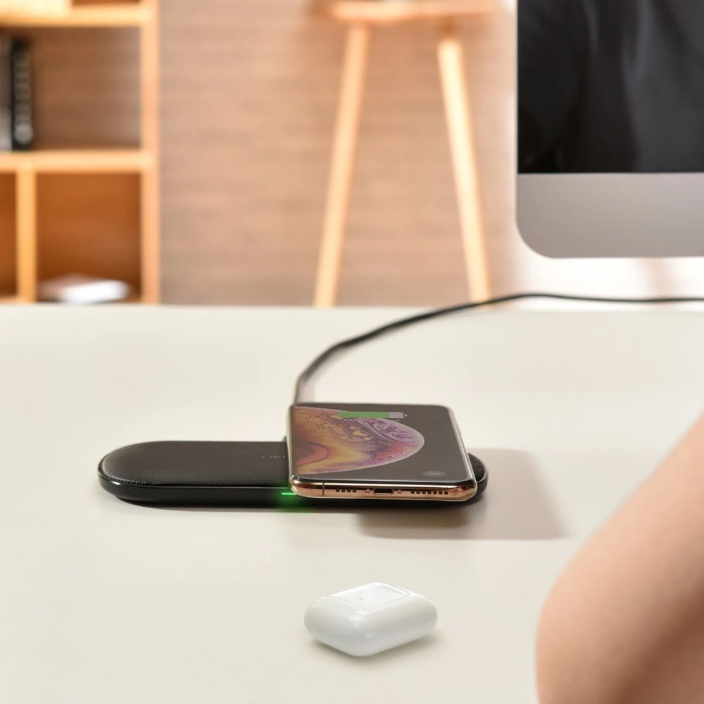 Hurtownia GSM - Vezeték nélküli töltő Choetech T535-S (H) 2w1 Qi 10W fekete - CHT95 - {ean13} - Hurt