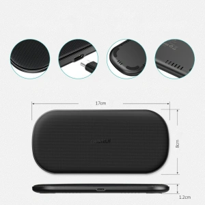 Hurtownia GSM - Încărcător wireless Choetech T535-S (H) 2w1 Qi 10W negru - CHT95 - {ean13} - Hurt