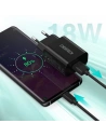 Hurtownia GSM - Netzteil Choetech Q5003 QC3.0 18W 3A + USB-A/USB-C Kabel 1m schwarz - CHT96 - {ean13} - Hurt