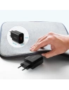 Hurtownia GSM - Hálózati töltő Choetech Q5003 QC3.0 18W 3A + USB-A/USB-C 1m fekete kábel - CHT96 - {ean13} - Hurt