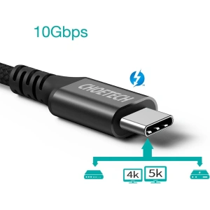 Hurtownia GSM - Cablul Choetech XCC-1007 USB-C/USB-C 3.2 Gen 2 100W PD 2m negru - CHT97 - {ean13} - Hurt