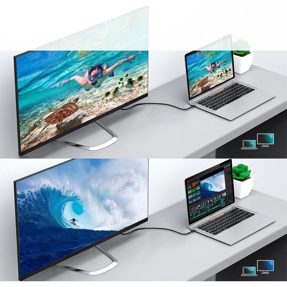Hurtownia GSM - Kábel Choetech XCC-1007 USB-C/USB-C 3.2 Gen 2 100W PD 2m fekete - CHT97 - {ean13} - Hurt