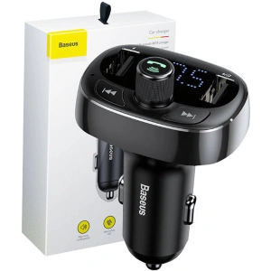 Hurtownia GSM - Transmiter FM Baseus T-typed S-09 Bluetooth (černý) - BSU4329 - {ean13} - Hurt