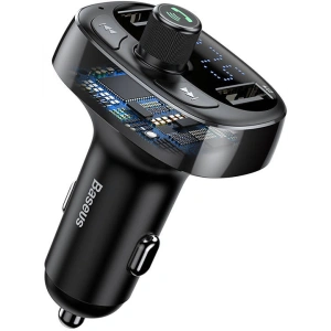 Hurtownia GSM - Transmiter FM Baseus T-typed S-09 Bluetooth (černý) - BSU4329 - {ean13} - Hurt