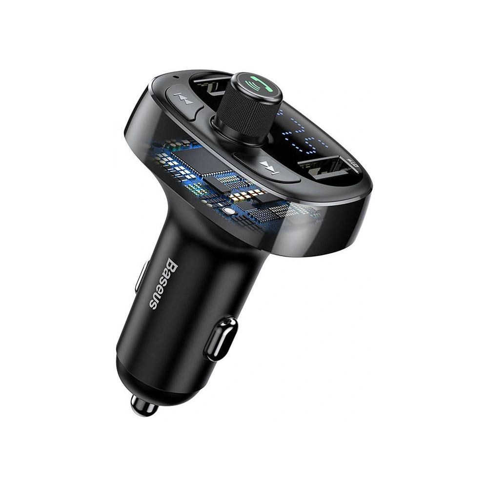Hurtownia GSM - FM-Transmitter Baseus T-typed S-09 Bluetooth (schwarz) - BSU4329 - {ean13} - Hurt