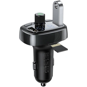 Hurtownia GSM - Transmiter FM Baseus T-typed S-09 Bluetooth (černý) - BSU4329 - {ean13} - Hurt