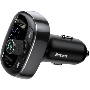 Hurtownia GSM - Transmiter FM Baseus T-typed S-09 Bluetooth (černý) - BSU4329 - {ean13} - Hurt