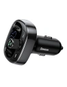 Wholesale Baseus T-typed S-09 Transmitter FM Bluetooth (black) - BSU4329 - {ean13} - Hurt