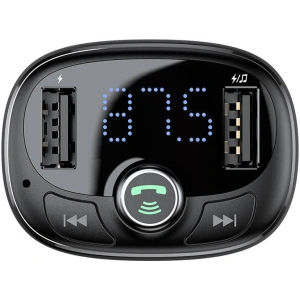 Hurtownia GSM - Transmiter FM Baseus T-typed S-09 Bluetooth (černý) - BSU4329 - {ean13} - Hurt