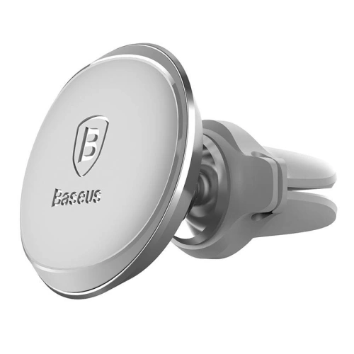 Uchwyt samochodowy magnetyczny do kratki Baseus (srebrny)