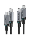 Kabel Choetech MIX00073 USB-C/USB-C PD 100W 5A 1,8m černý [2 PACK]