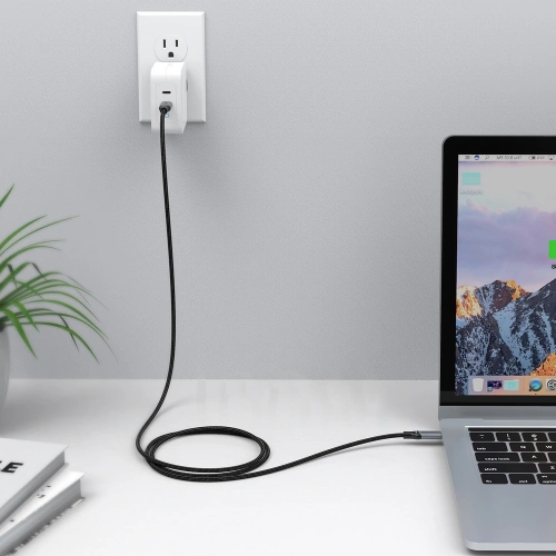 Kabel Choetech MIX00073 USB-C/USB-C PD 100W 5A 1,8m czarny [2 PACK]