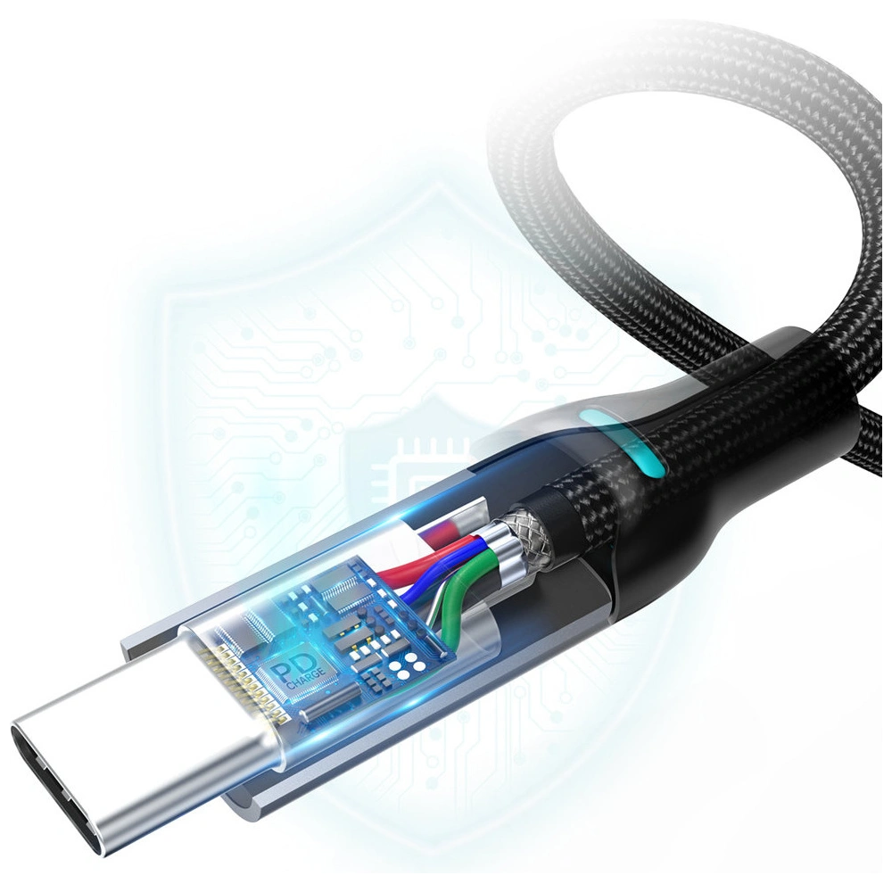 Wholesale Choetech MIX00073 USB-C/USB-C Cable PD 100W 5A 1,8m black [2 PACK] - CHT100 - {ean13} - Hurt