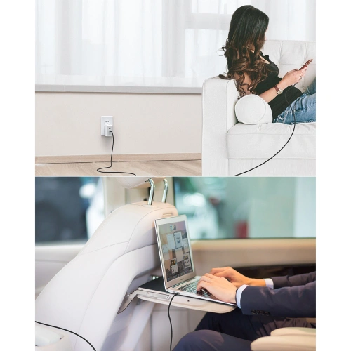 Kabel Choetech MIX00073 USB-C/USB-C PD 100W 5A 1,8m czarny [2 PACK]