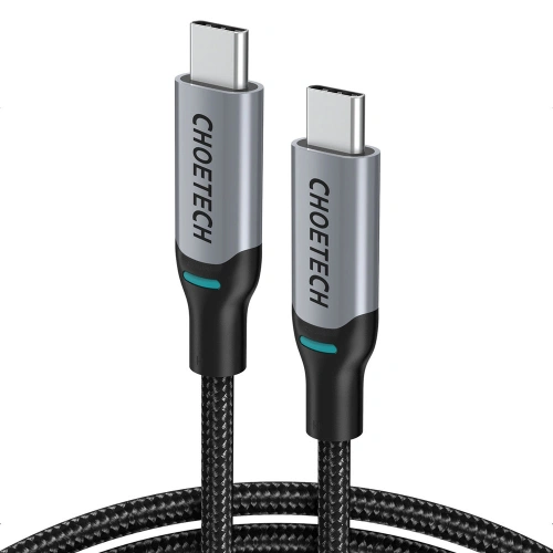 Kabel Choetech MIX00073 USB-C/USB-C PD 100W 5A 1,8m czarny [2 PACK]