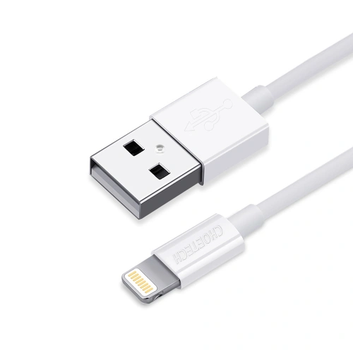 Kabel Choetech IP0027 USB-A/Lightning MFI 1,8m biały