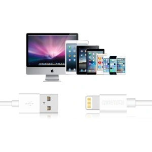 Hurtownia GSM - Kabel Choetech IP0027 USB-A/Lightning MFI 1,8m weiß - CHT102 - {ean13} - Hurt