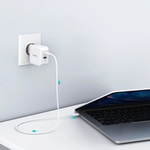 Hurtownia GSM - Netzteil Choetech PD8002 GaN USB-C PD USB-A QC 3.0 65W 3,25A weiß - CHT103 - {ean13} - Hurt