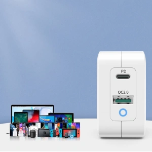 Hurtownia GSM - Netzteil Choetech PD8002 GaN USB-C PD USB-A QC 3.0 65W 3,25A weiß - CHT103 - {ean13} - Hurt