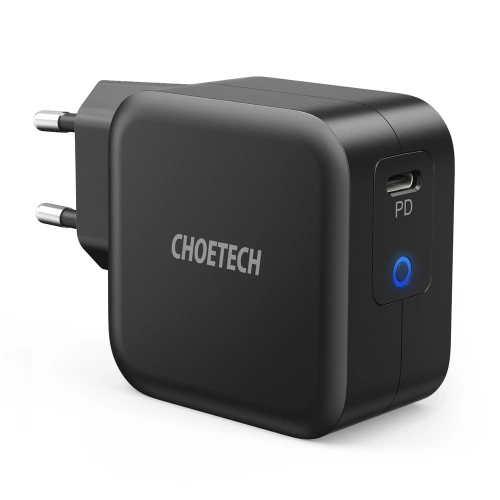 Ładowarka sieciowa Choetech Q6006 GaN USB-C 61W 3A PD czarny