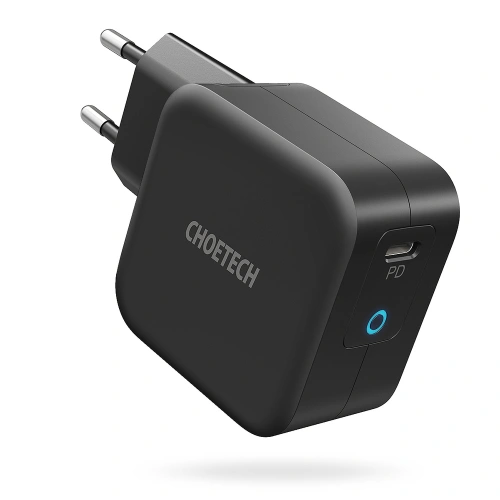 Ładowarka sieciowa Choetech Q6006 GaN USB-C 61W 3A PD czarny