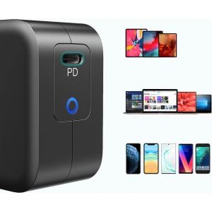 Hurtownia GSM - Nabíječka Choetech Q6006 GaN USB-C 61W 3A PD černá - CHT104 - {ean13} - Hurt