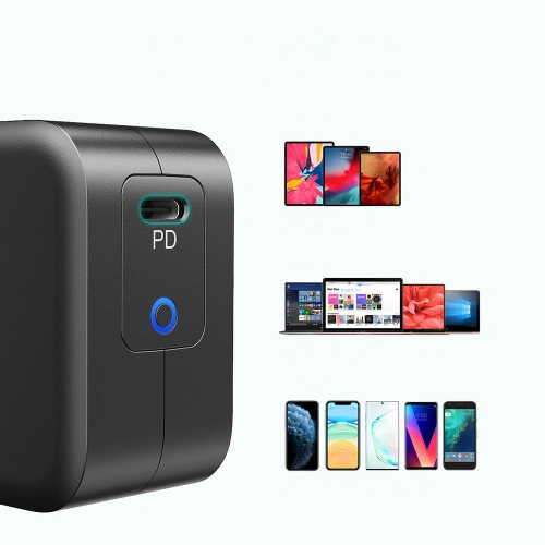 Ładowarka sieciowa Choetech Q6006 GaN USB-C 61W 3A PD czarny