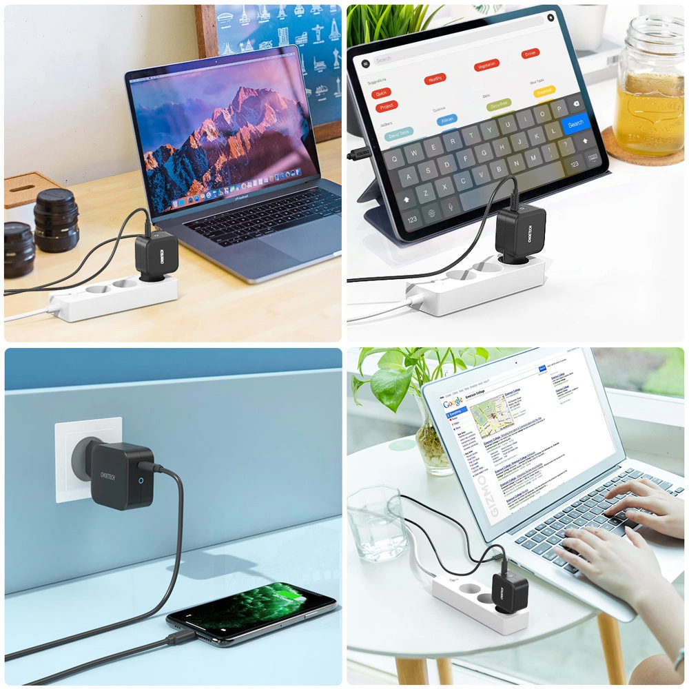 Hurtownia GSM - Nabíječka Choetech Q6006 GaN USB-C 61W 3A PD černá - CHT104 - {ean13} - Hurt