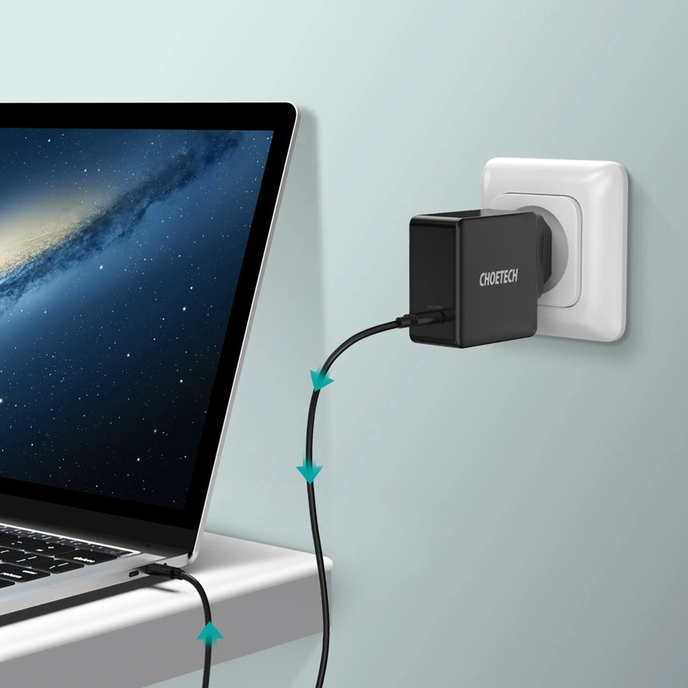 Hurtownia GSM - Nabíječka Choetech Q4004-EU USB-C PD 60W 3A černá - CHT105 - {ean13} - Hurt