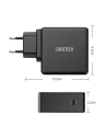 Hurtownia GSM - Nabíječka Choetech Q4004-EU USB-C PD 60W 3A černá - CHT105 - {ean13} - Hurt