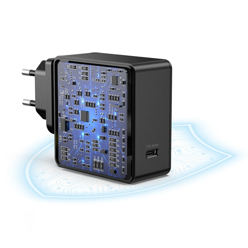 Hurtownia GSM - Nabíječka Choetech Q4004-EU USB-C PD 60W 3A černá - CHT105 - {ean13} - Hurt