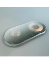 Hurtownia GSM - Încărcător wireless Choetech T317 Qi 2w1 pentru smartphone-uri/Apple Watch cu suport (MFI) USB-C alb - CHT107 - {ean13} - Hurt