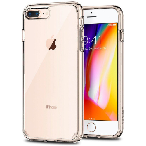 Hurtownia Spigen - 8809522190969 - SPN2888 - Etui Spigen Ultra Hybrid 2 Apple iPhone 8/7 Plus Crystal Clear - B2B homescreen